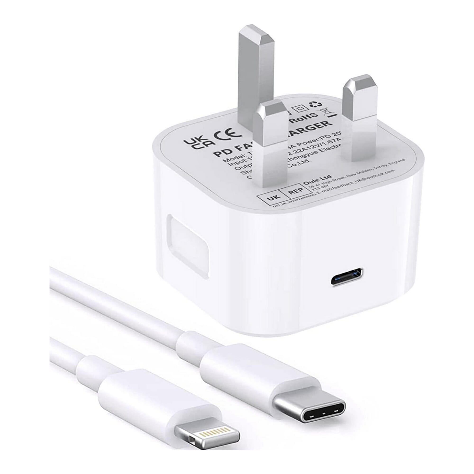 20W Type-C to Lightning Dock (iPhone 15 Pro Max)